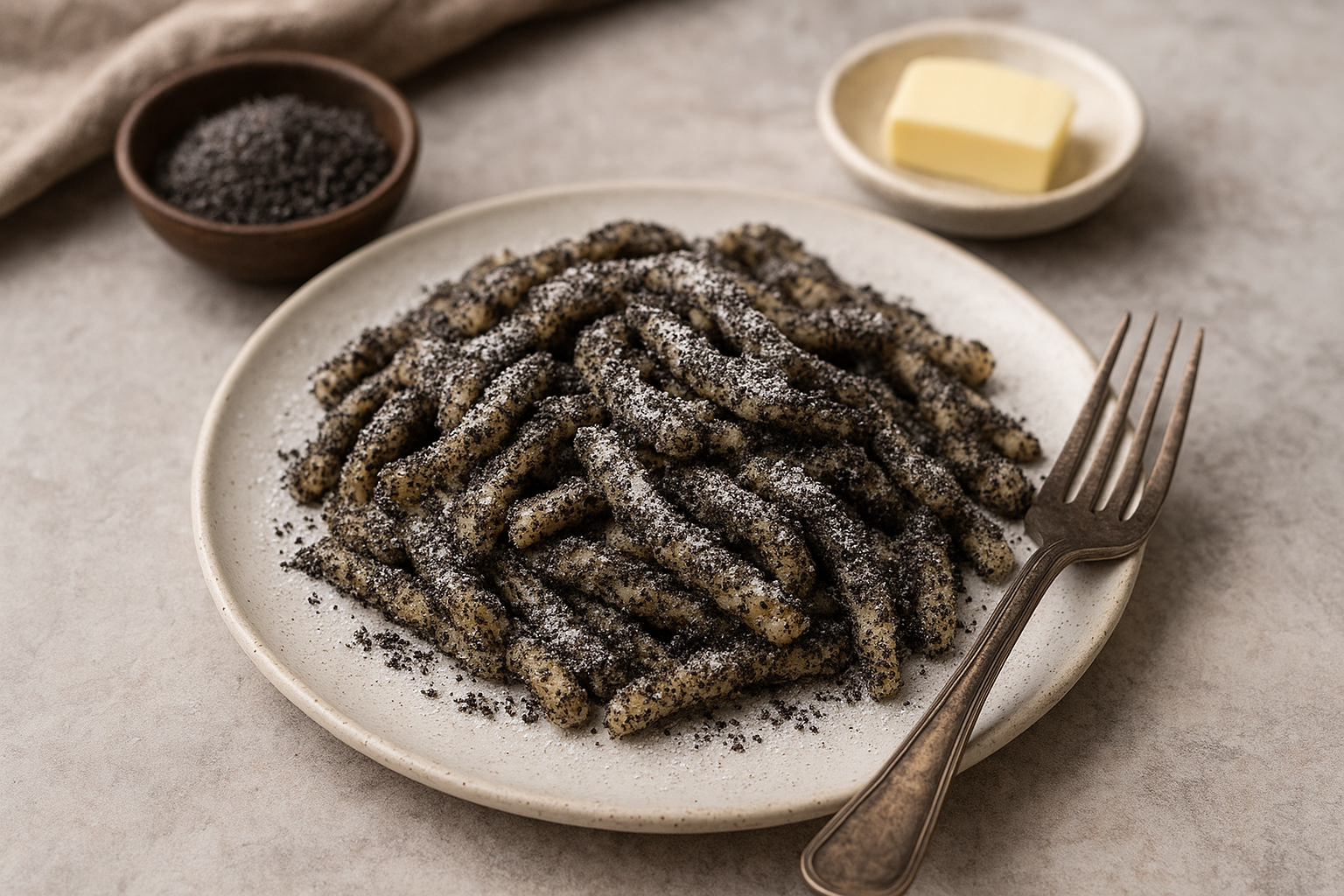 Mohnnudeln – Poppy Seed Potato Noddles